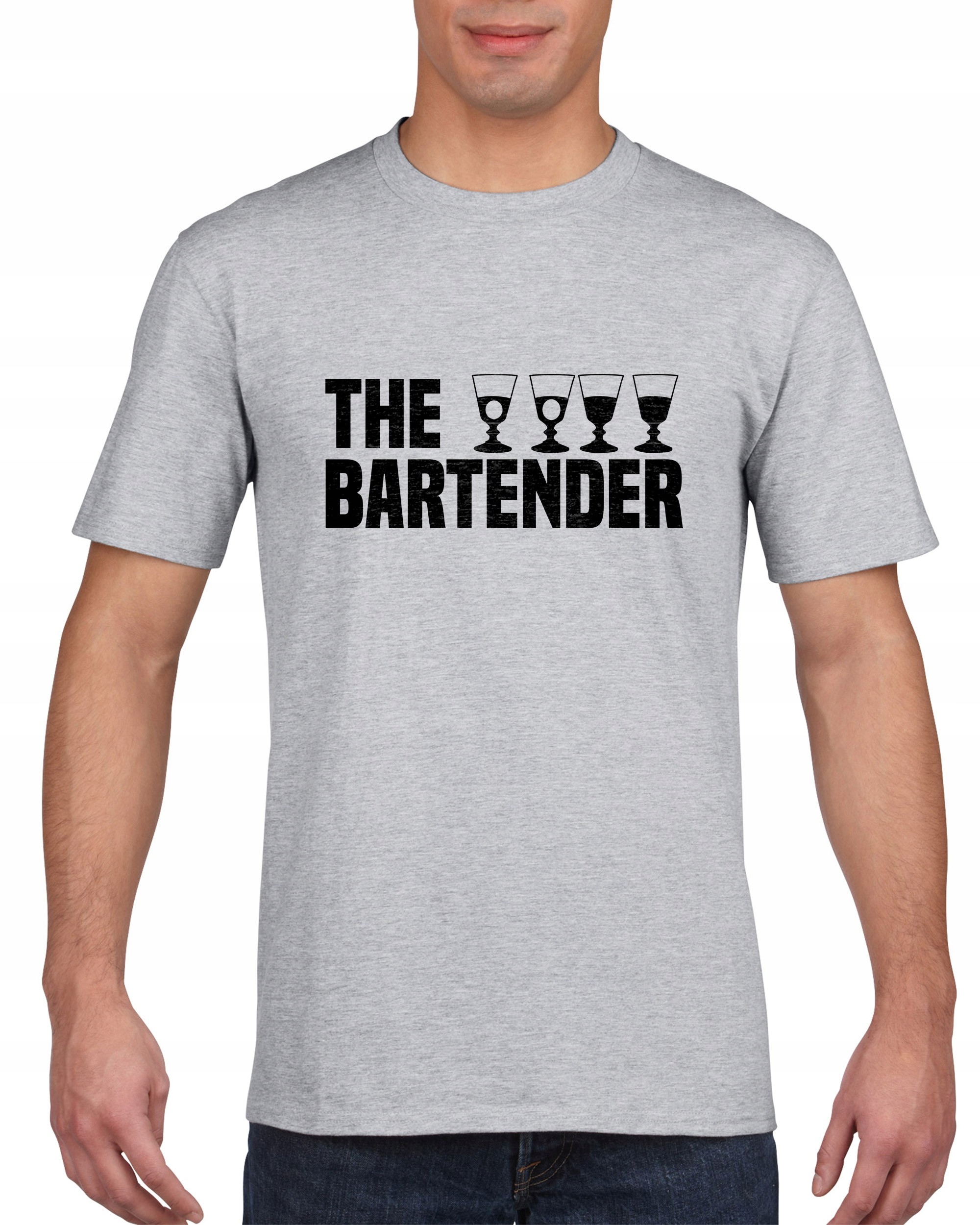 

Koszulka męska The bartender M