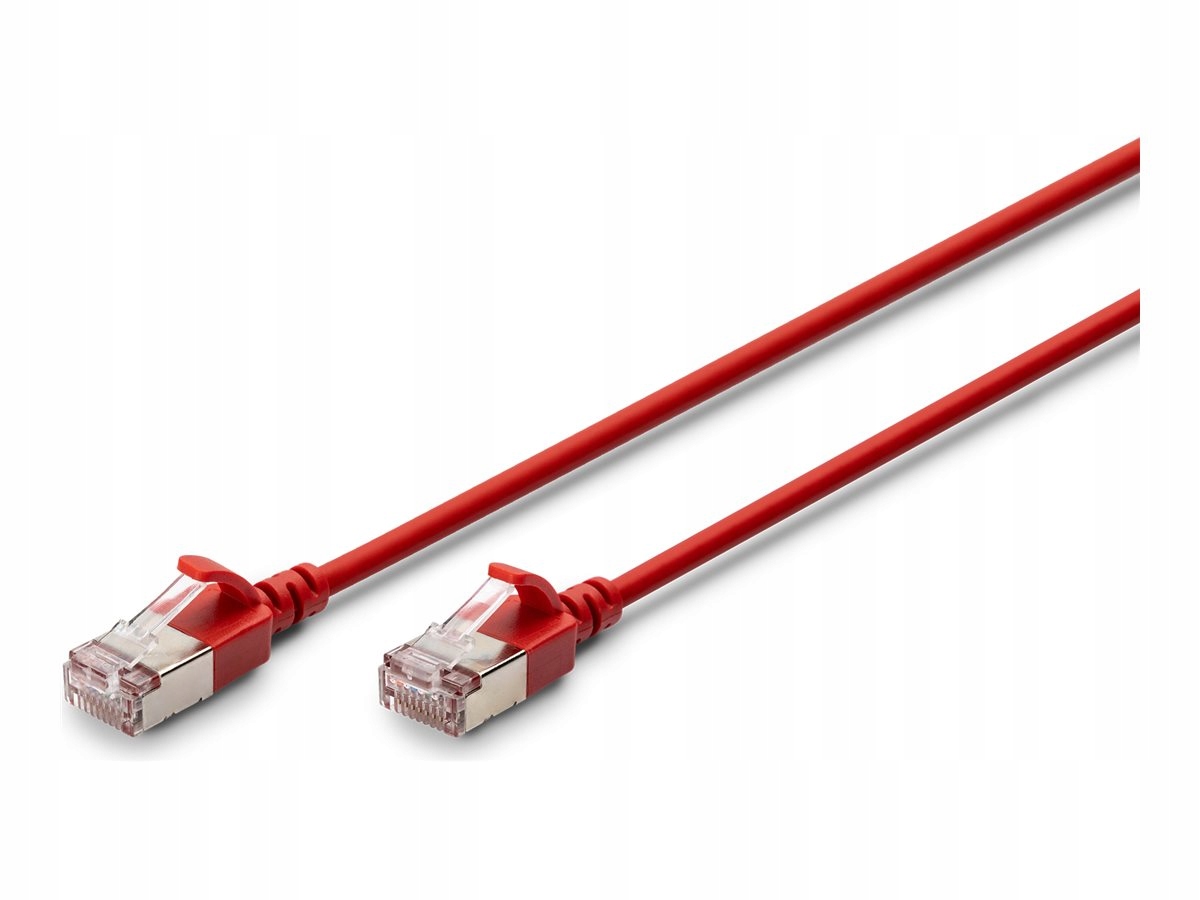 Kabel Patchcord Digitus CAT 6A F-FTP 0,3 m Czerwony DK-1632-A-003S-R