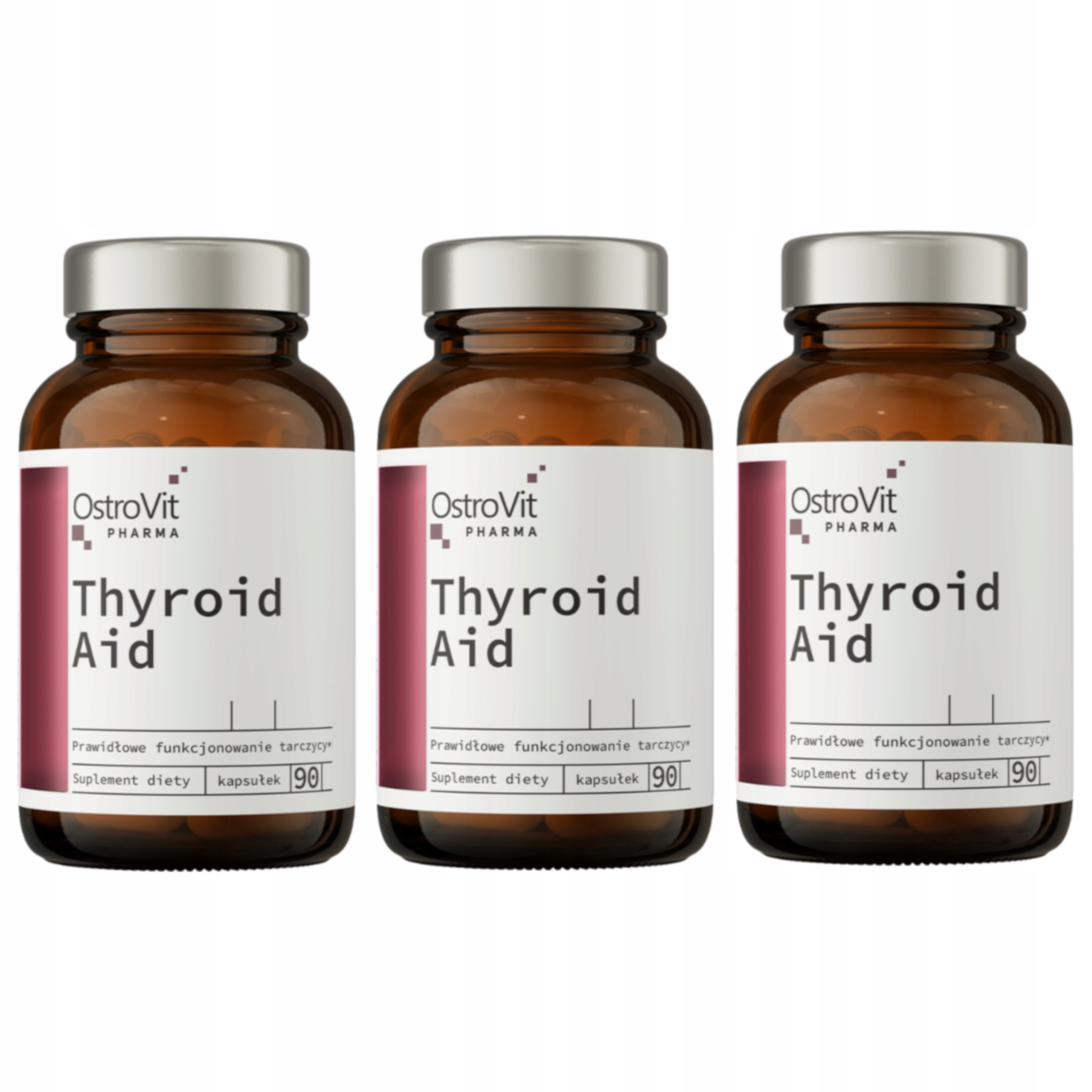 Ostrovit Thyroid Aid 270 kap Štítná Žláza T3 T4 Tyrosin Selen Zinek Jod Spalovač