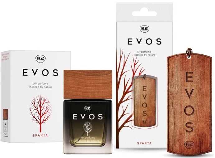 K2 EVOS SPARTA ZESTAW PERFUMY 50ML ZAWIESZKA Producent K2