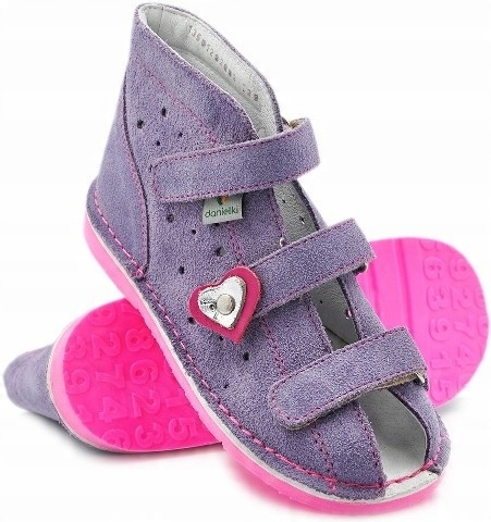 

Buty Danielki Skóra Naturalna Obcas Thomasa Róż 22