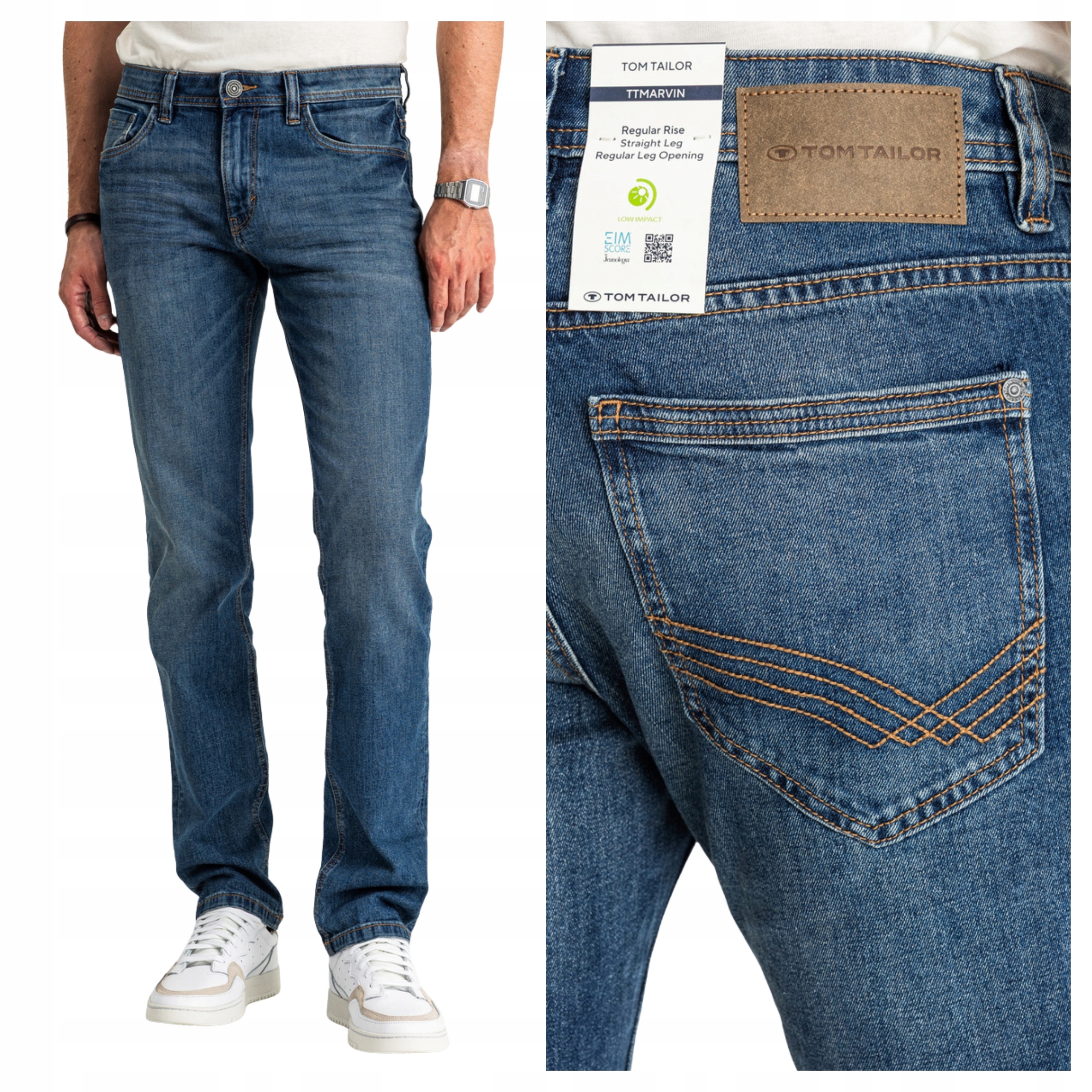 Tom Tailor Marvin W33 L34 Pánské džíny Jednoduché