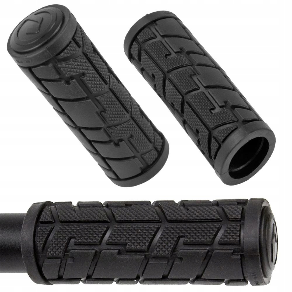 Chwyty gripy kierownicy rowerowej Accent Orbit 102 mm czarne