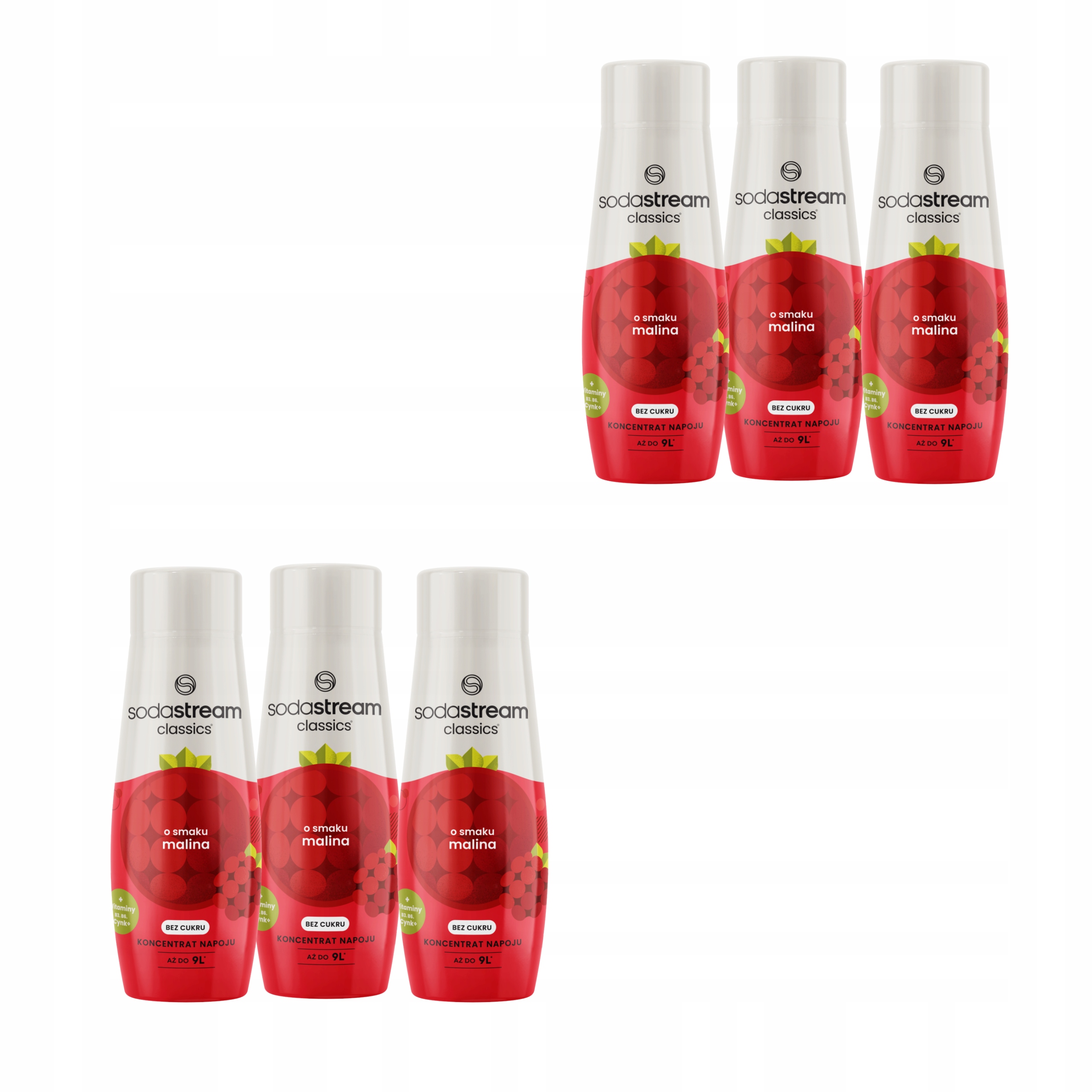 Levně Malina Zero Sirupy do vody SodaStream Ovocný koncentrát pro saturátor