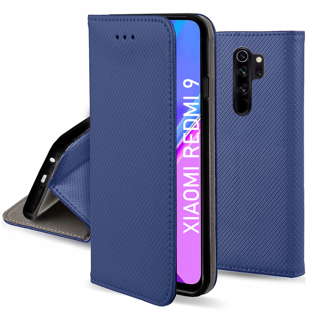 

Etui do Xiaomi Redmi 9 Smart Magnet Case Szkło