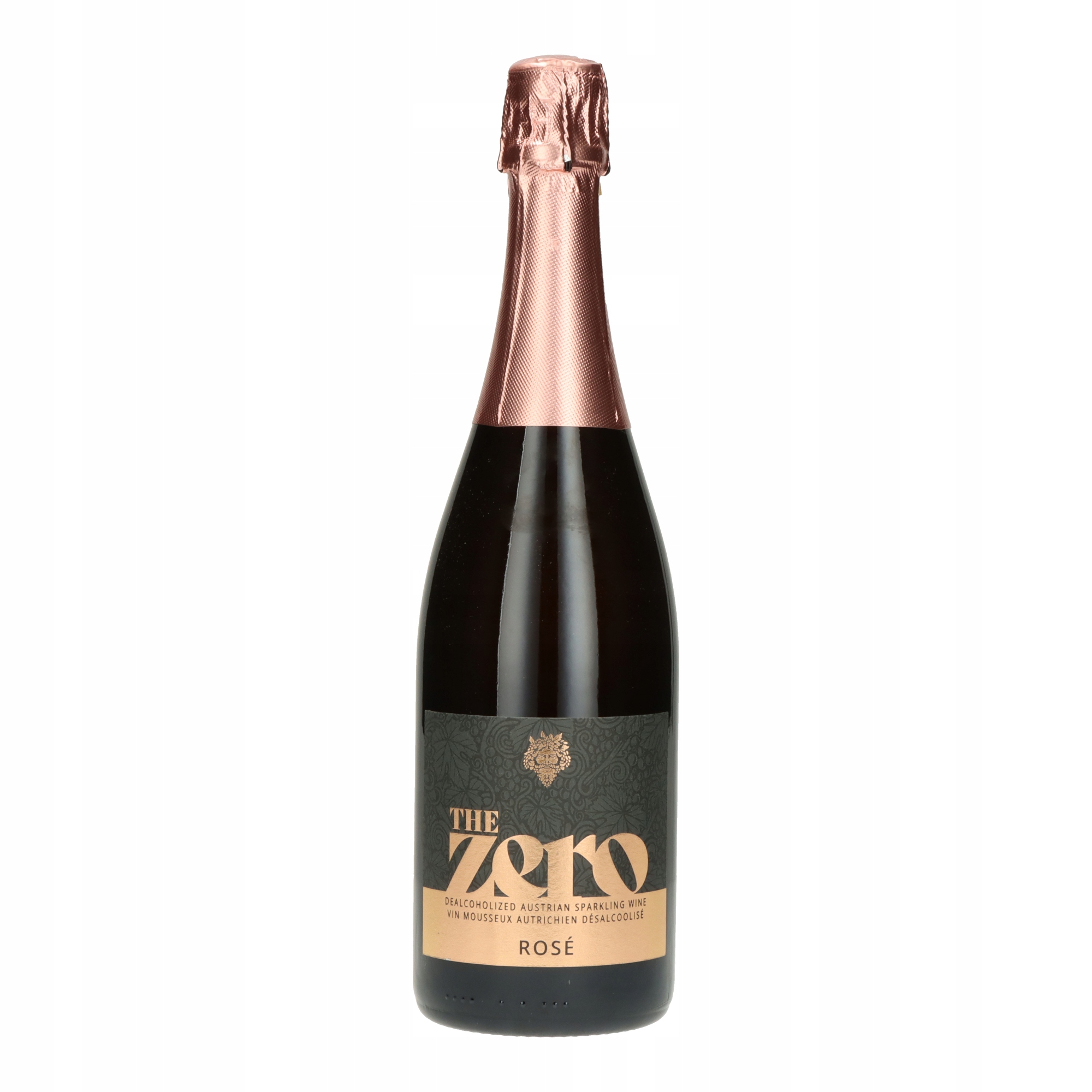 Levně The Zero Šumivé růžové nealkoholické víno Sparkling Rose, 750 ml