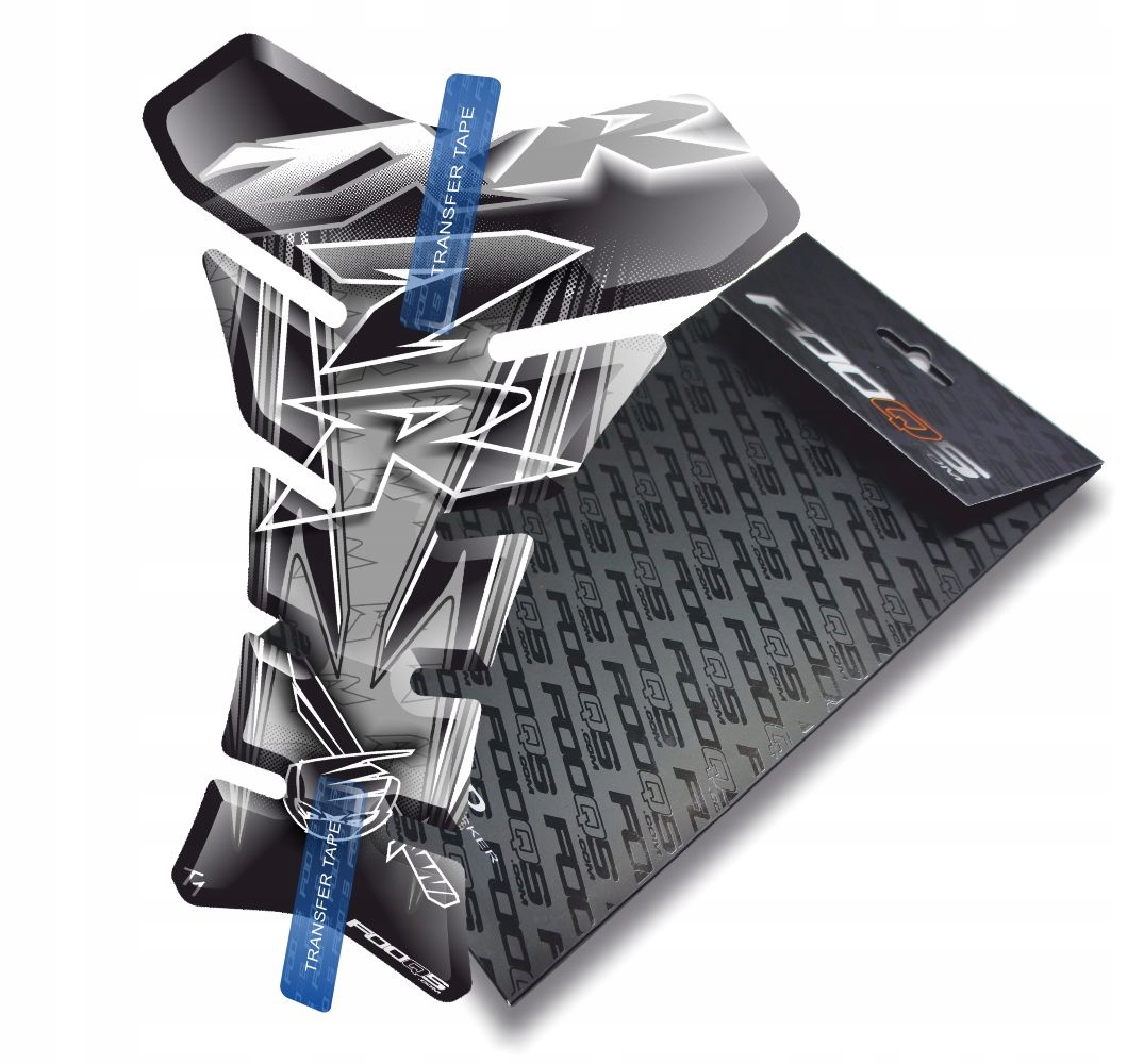 Tank-pad od firmy Fooqs pro Kawasaki ZX-7-R Stříbrný