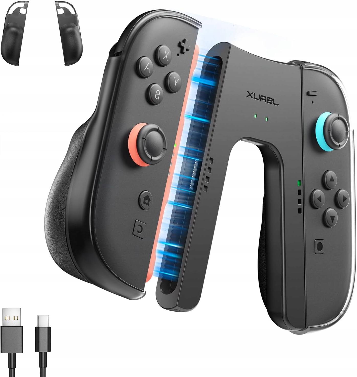 ERGONOMICZNY UCHWYT ŁADOWUJĄCY DO SWITCH 2 MAGNETYCZNY JOYCON