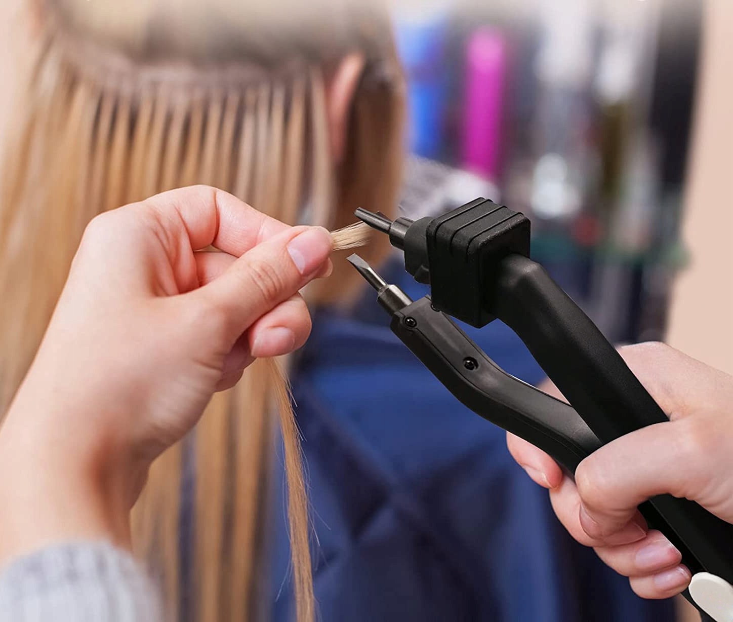 ZGRZEWARKA PRZEDŁUŻANIE WŁOSÓW PROFESJONALNY ZESTAW OSŁONKI KERATYNA EAN (GTIN) 881692003803