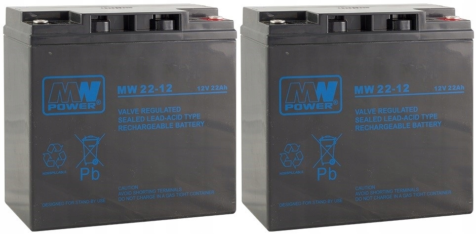 APCRBC7 RBC 7 #7 ZESTAW AKUMULATORÓW PAKIET BATERII UPS APC 2x MW 22-12