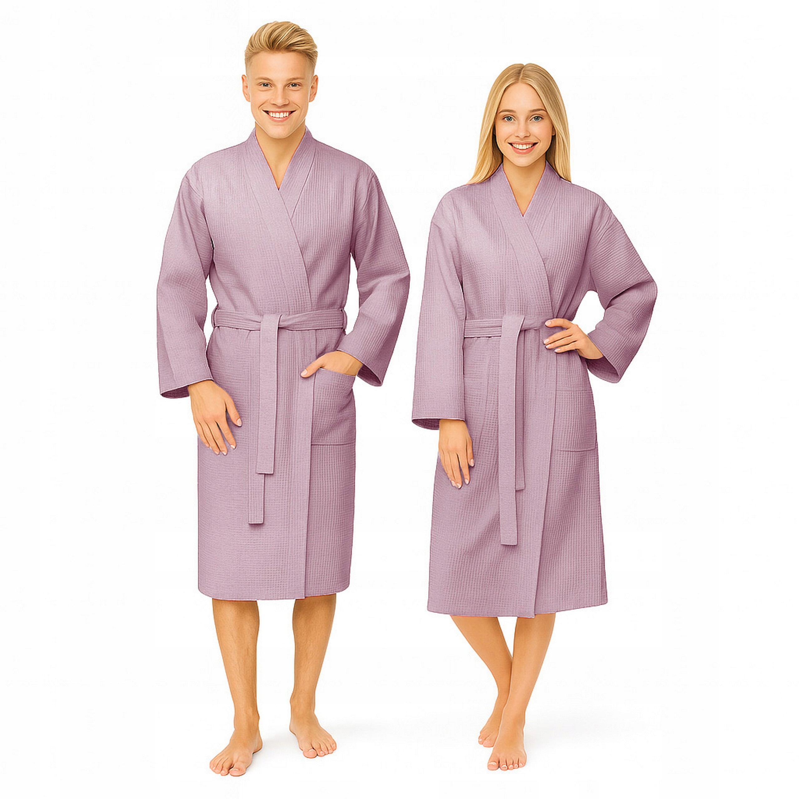 Dámský Bavlněný hotelový vaflovaný župan Wafle unisex Vizzy S