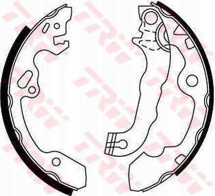 SZCZĘKI HAMULCOWE TRW GS8636 Numer katalogowy części GS8636