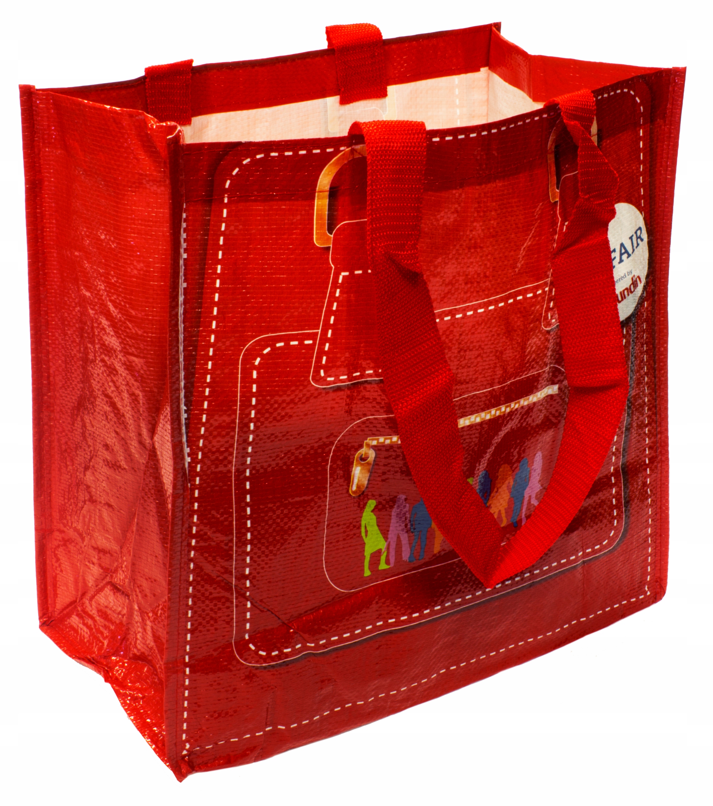 

Torba na zakupy Wigofilowa czerwona Mocna eko