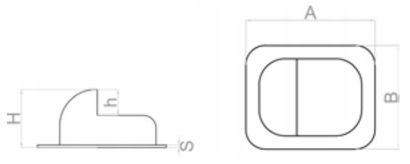 STOPER DO BRAM OGRANICZNIK ODBOJNIK ZDERZAK DUŻY Stan opakowania oryginalne