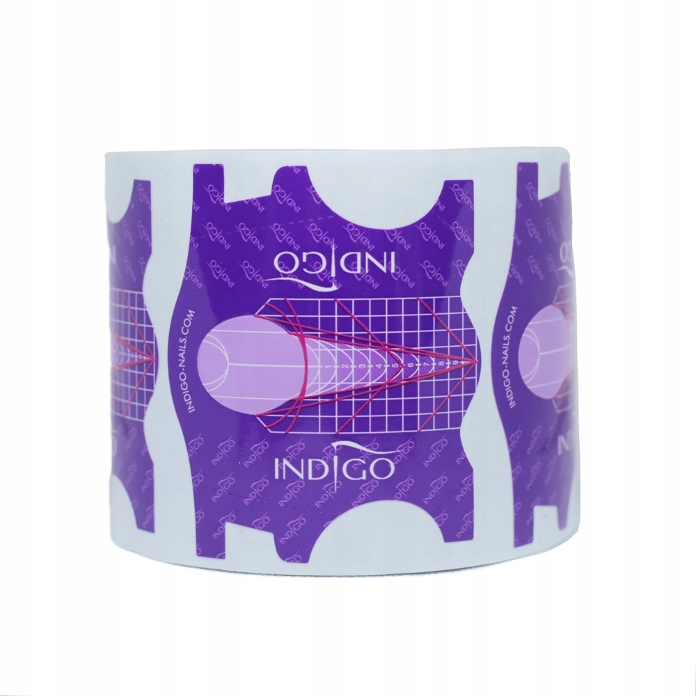 

Indigo szablony formy nail form paznokci 500 szt.