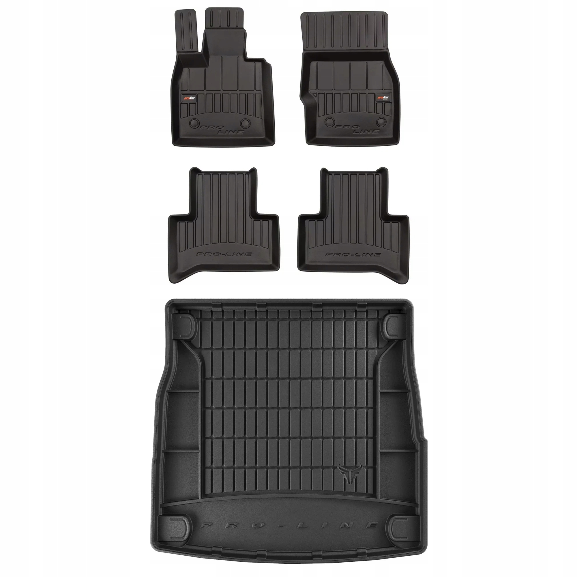 Gumová sada 3D koberčekov a rohoží Alfa Romeo Stelvio od roku 2016 bez subwoofera