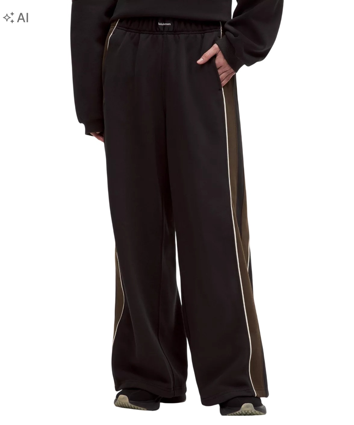 Dámské teplákové kalhoty Steady State Oversized s proužky Asia Fit Xs