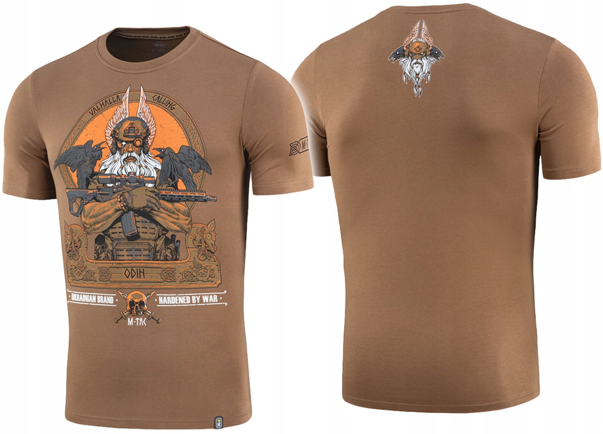 pánské tričko s potiskem Odin Valhalla Calling M-tac Coyote XL