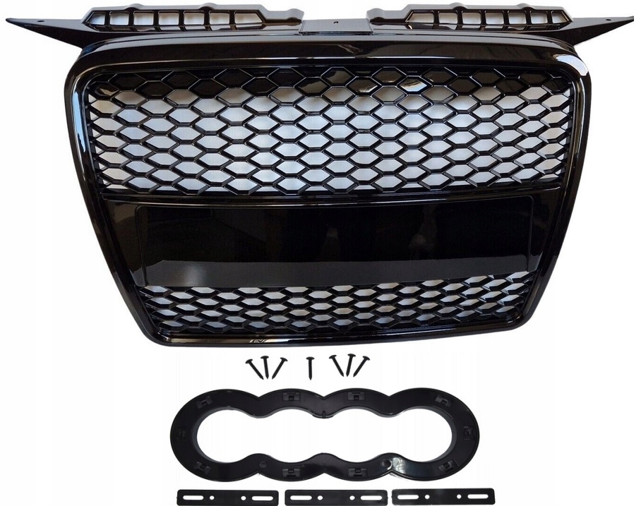 AUDI A3 8P 05- S-LINE ATRAPA GRILL RS TUNING PLASTER MIODU