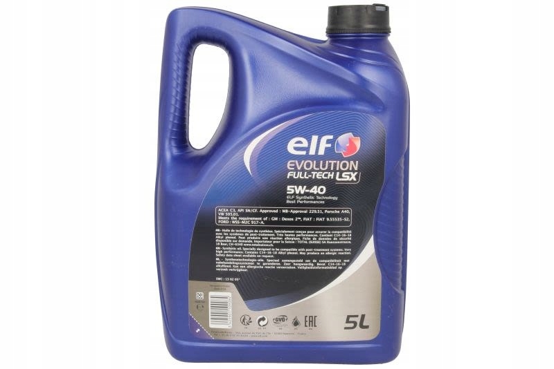 Motorový olej Elf Evo Fulltech Lsx 5W40 5L