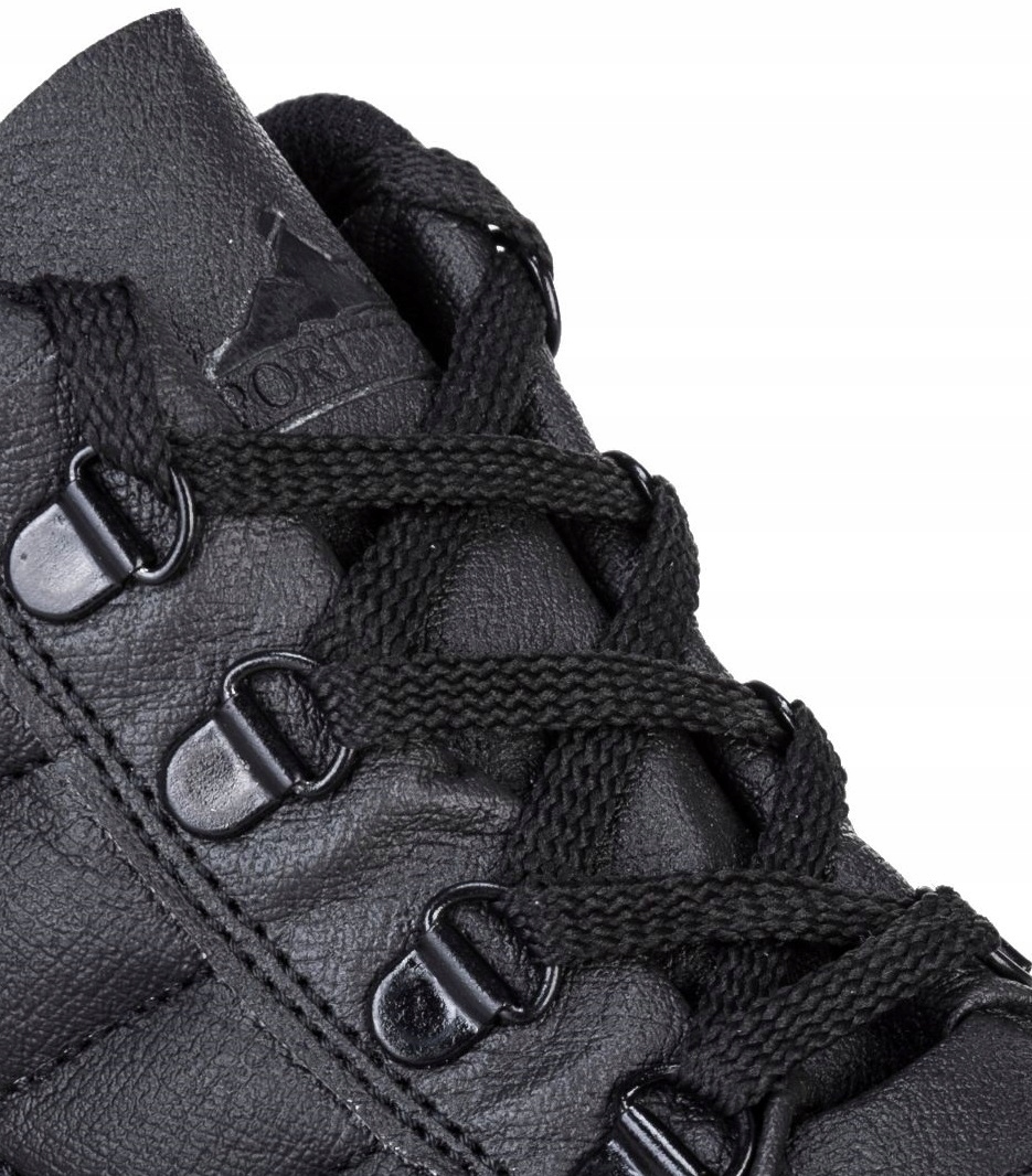 SKÓRZANE BUTY MĘSKIE OBUWIE ROBOCZE BEZPIECZNE BHP ANTYPOŚLIZGOWE NOSEK Kolor czarny