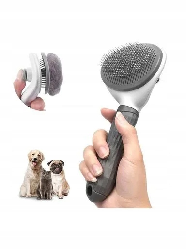 4x CoolStaff Kartáč na srst Pro Psa Kočku Samočistící