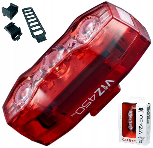 Zadní světlo Cateye TL-LD820 ViZ450 lm Usb 5447320