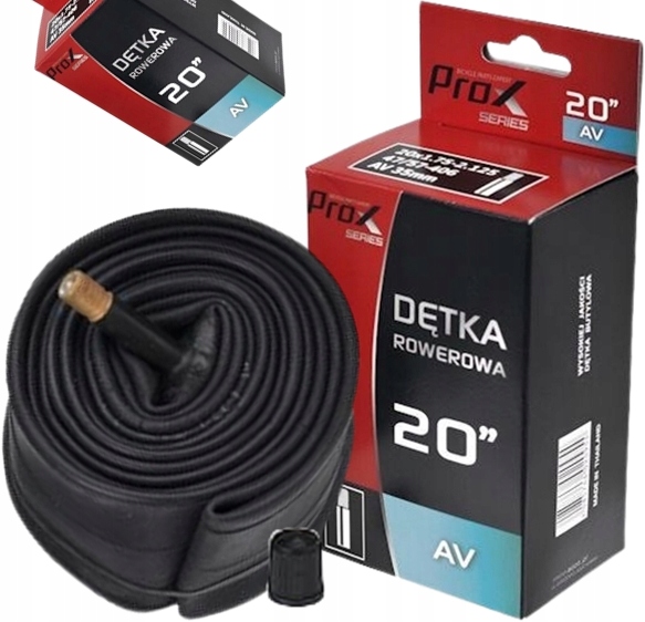 

Dętka rowerowa 20 x 1,75/1,95/2,0/2,125 Av Prox
