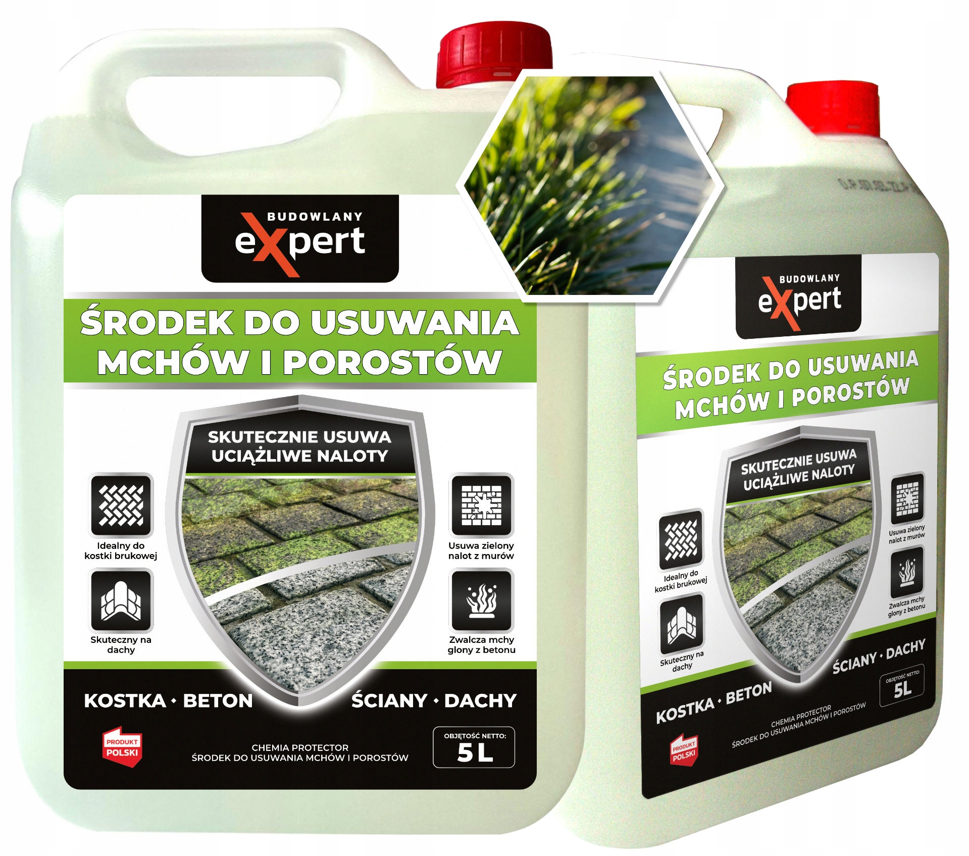 Levně Prostředek na odstraňování mechů a lišejníků, tekutý odstraňovač plísní, 5 l