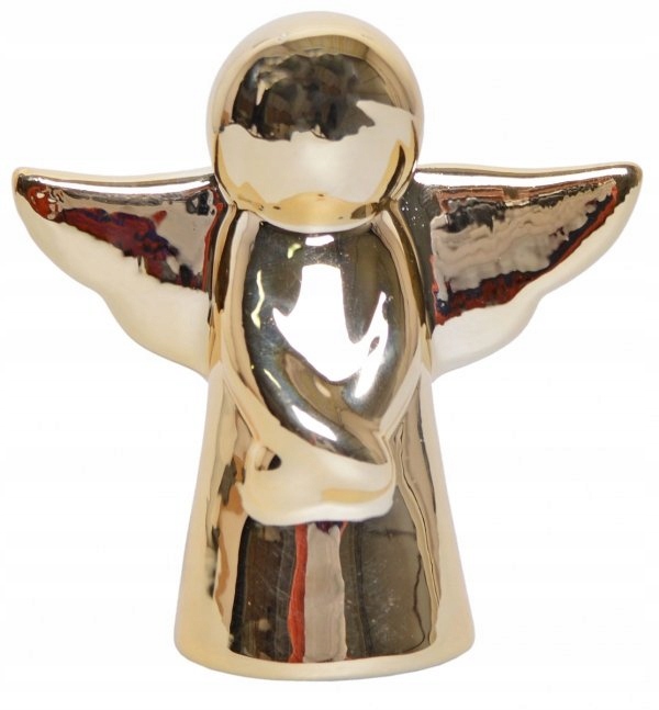 FIGURKA ANIOŁEK ANIOŁ ZŁOTY 8X4X8CM