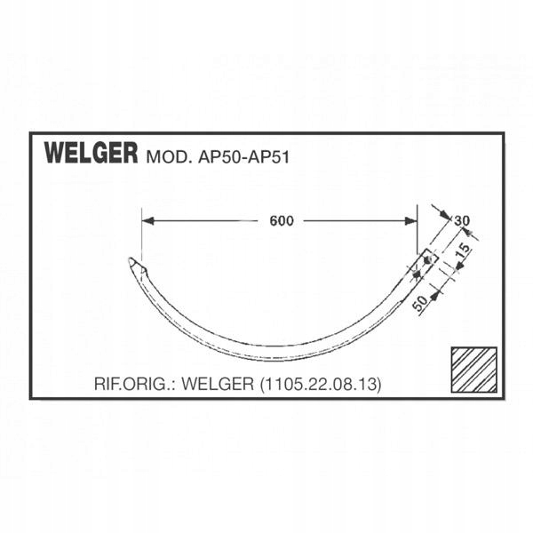 IGŁA PRASY WELGER AP50 , AP51