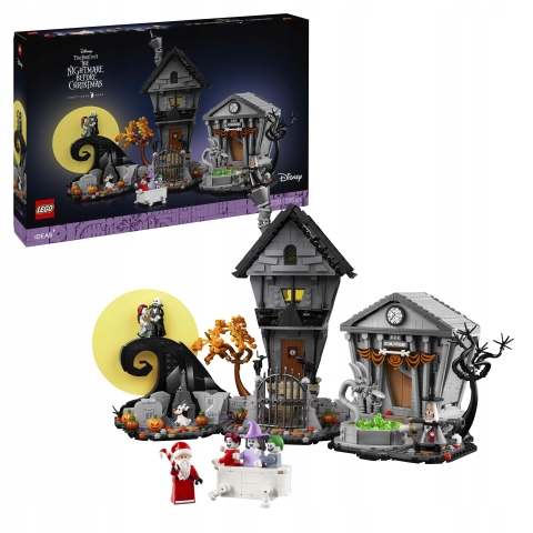 Lego Ideas Disney Miasteczko Halloween Tima Burtona 21351