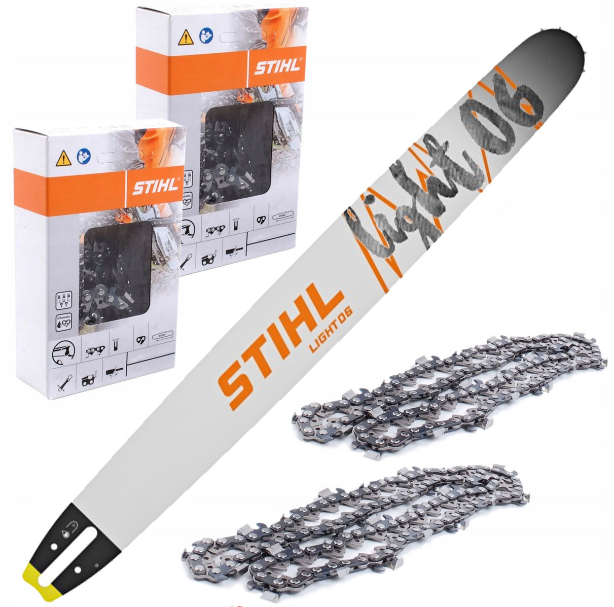 Vodiaca lišta 2 reťaze Stihl 63 CM 3/8 1,6 Light 06