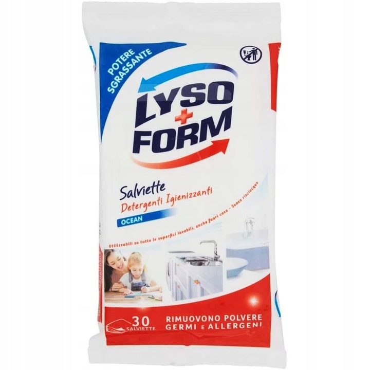 

Lysoform Chusteczki Dezynfekujące 30 Szt