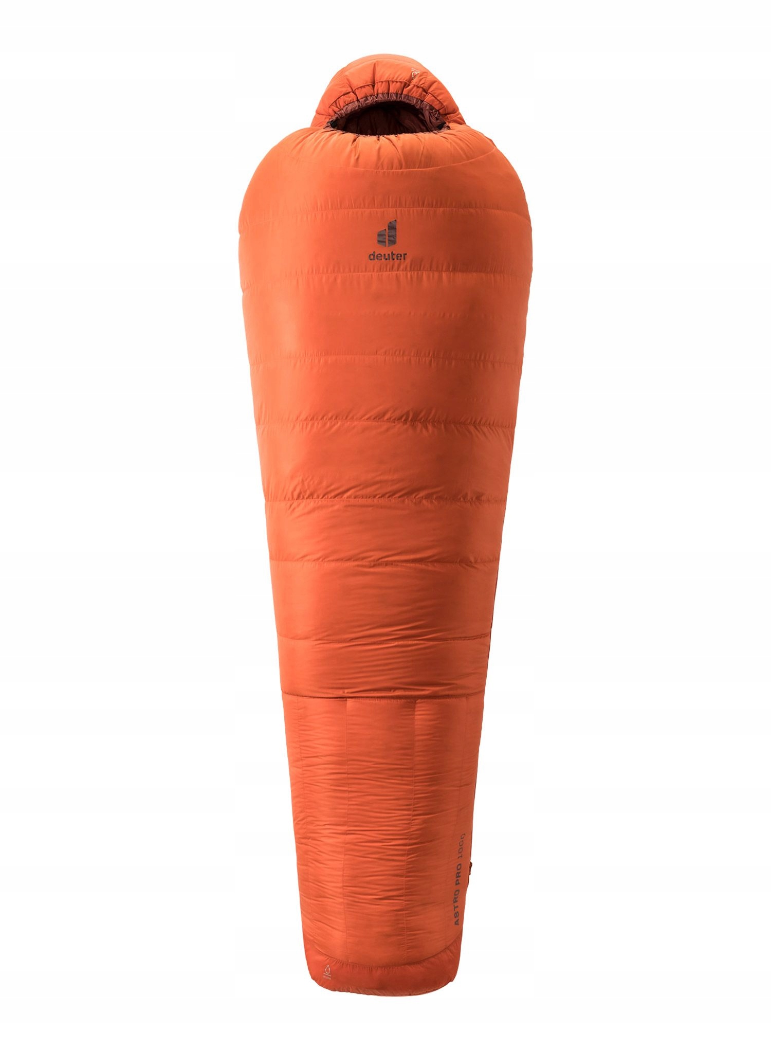 Dámský péřový spací pytel Deuter Astro Pro 1000 Sl (175 cm) paprika/levý