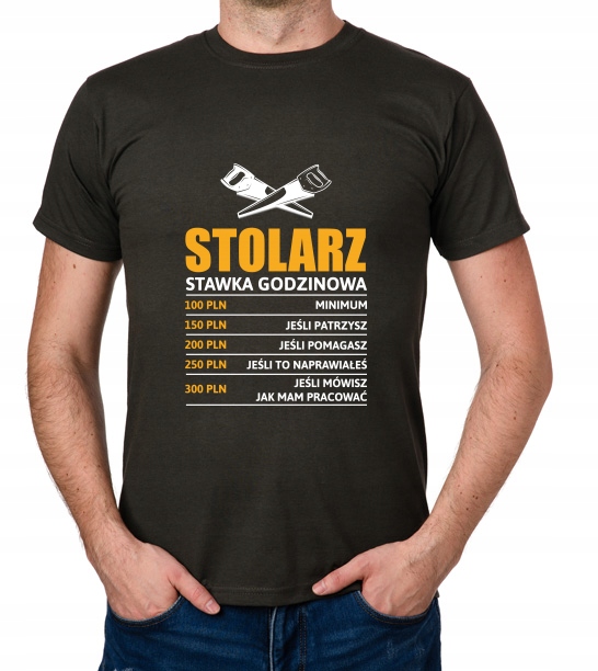 

koszulka Stolarz stawka godzinowa prezent