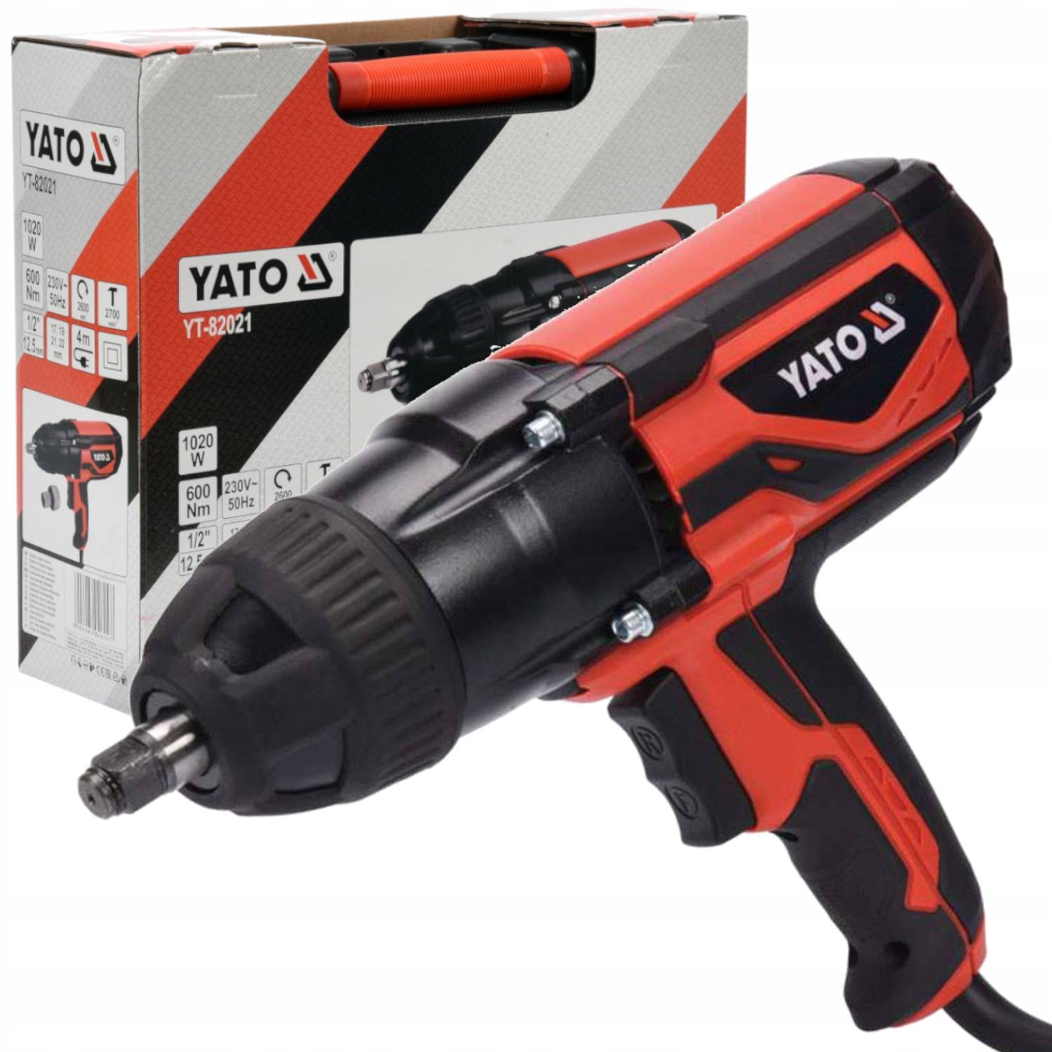 

Elektryczny Klucz Udarowy 1/2 1020W 600Nm Yato