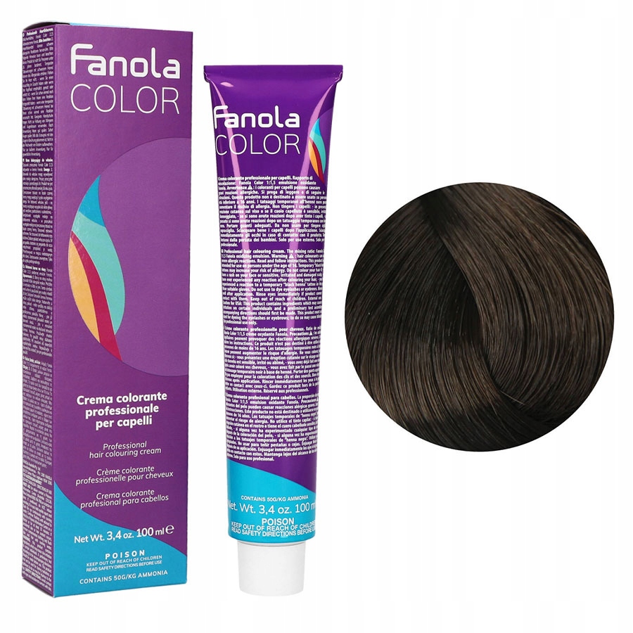 FANOLA 5.00 CREMA COLORE FARBA DO WŁOSÓW 100ML