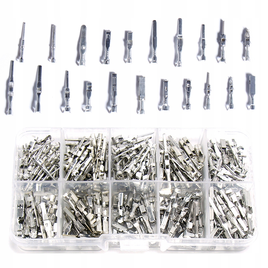 KONEKTORÓW SAMOCHODOWYCH KONEKTORKI KABLOWE ZESTAW 290SZT