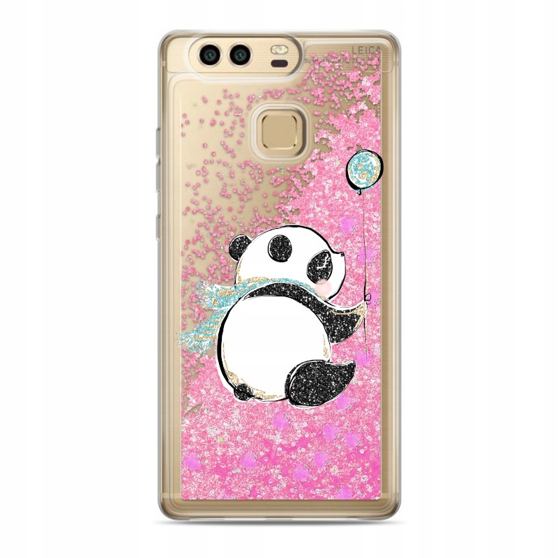 

etui płynny brokat panda do Huawei P9