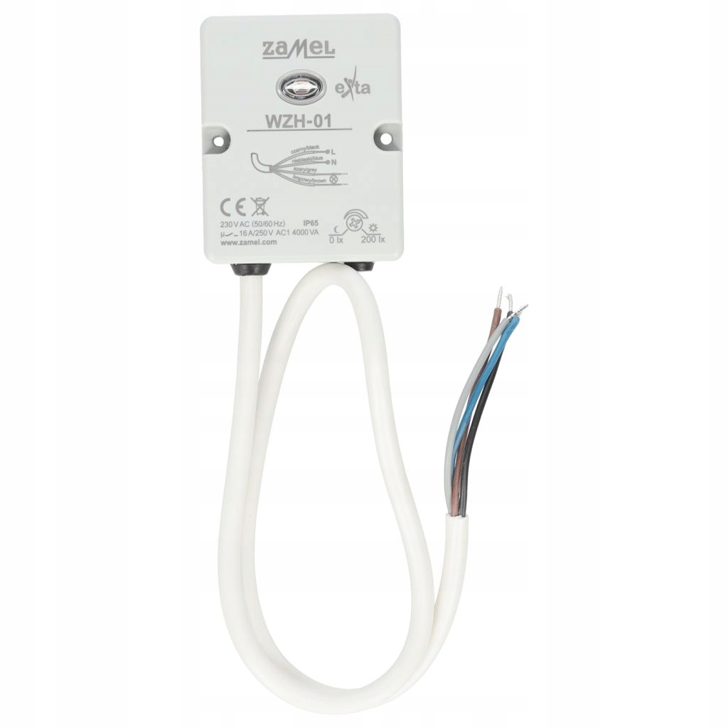 

Wyłączn Zmierzchowy Natynk Sonda 230V IP65 WZH-01