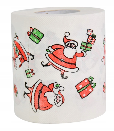 

Świąteczny Papier Toaletowy Mikołaj