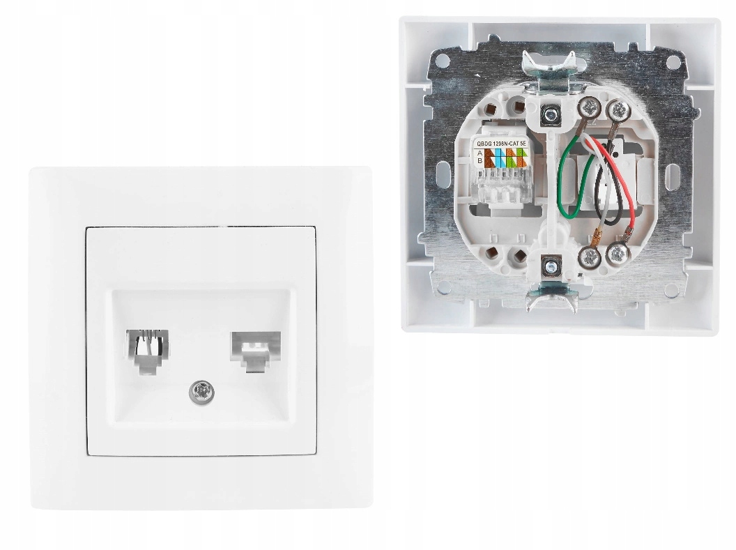 

Wesa Gniazdo Telefoniczno Komputerowe RJ11 RJ45