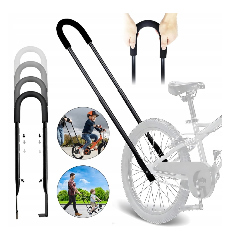 Uchwyt Treningowy Do Roweru Dziecięcego 4 Stopnie Dla Dzieci 55-74cm