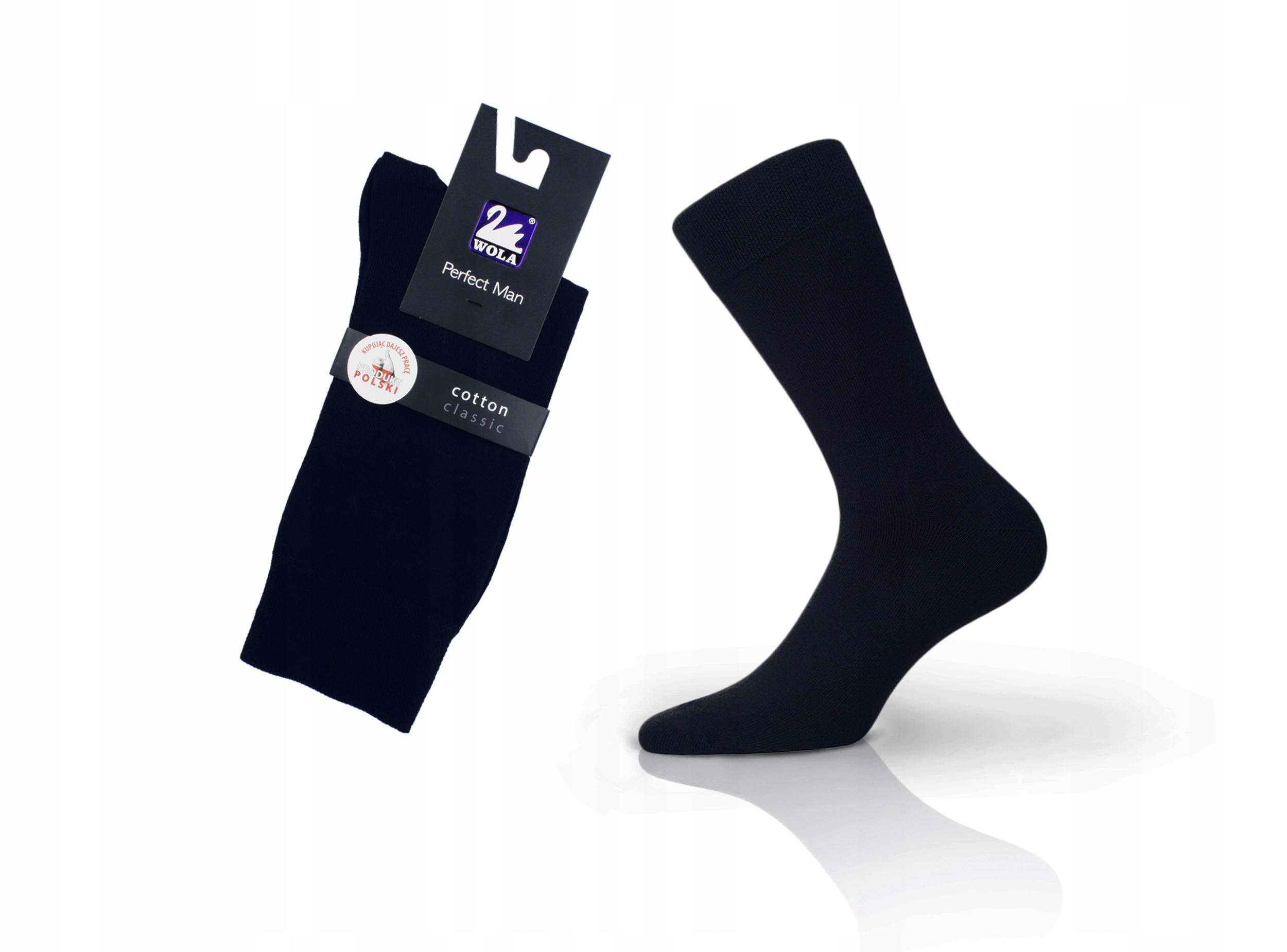 

Skarpety Perfect Man Wola bawełna navy, 42/44