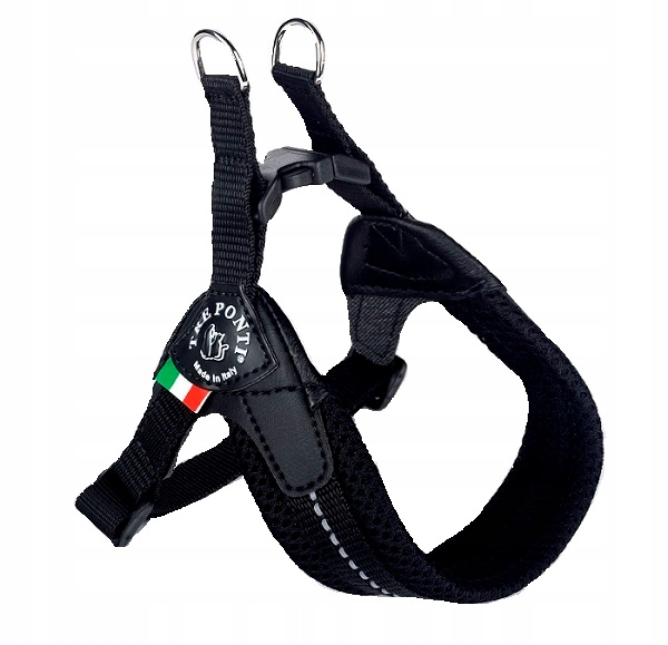 

Szelki 54-69cm Tre Ponti czarne Buldog Francuski