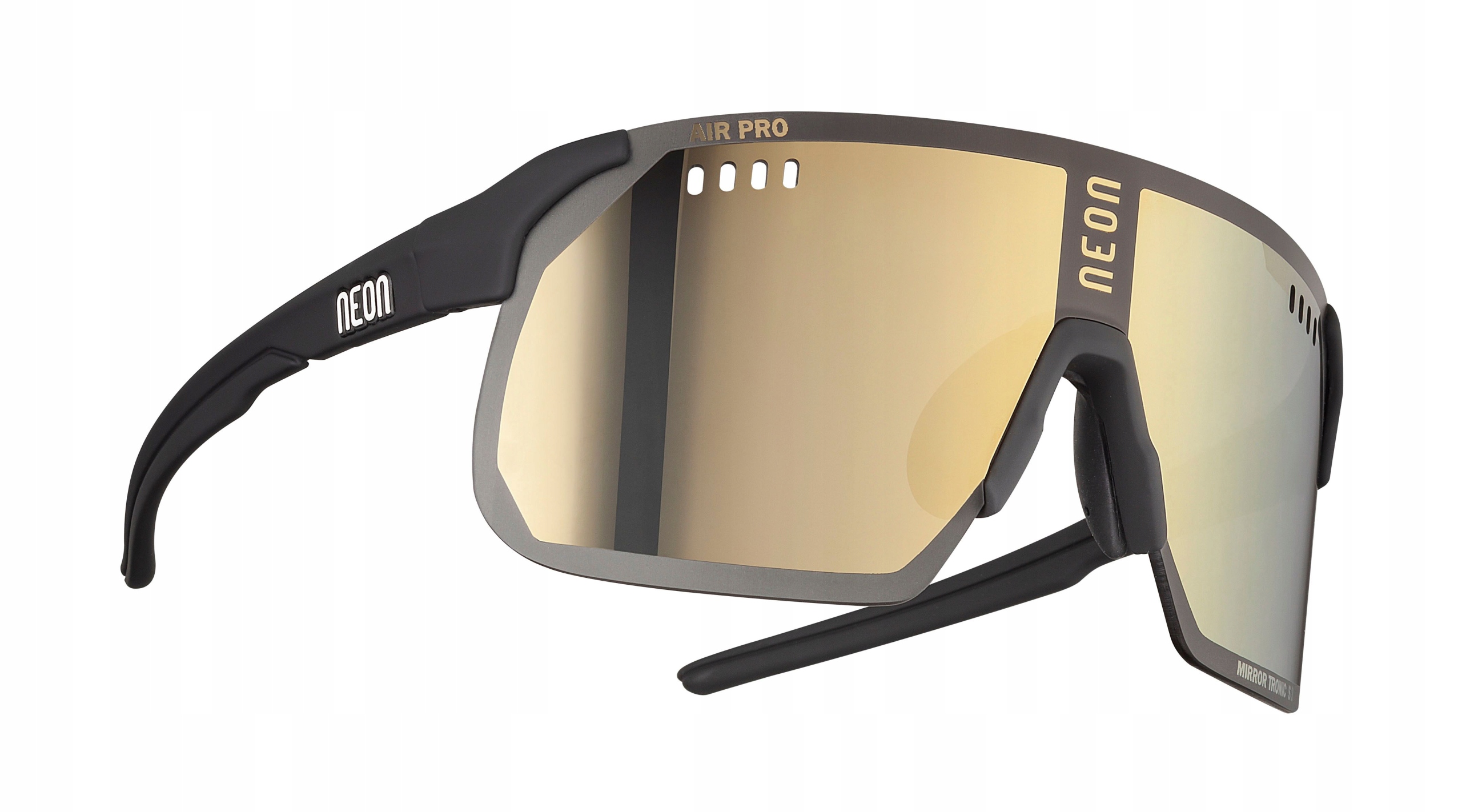 Okulary rowerowe Neon Air Pro Black Mirror Bronze