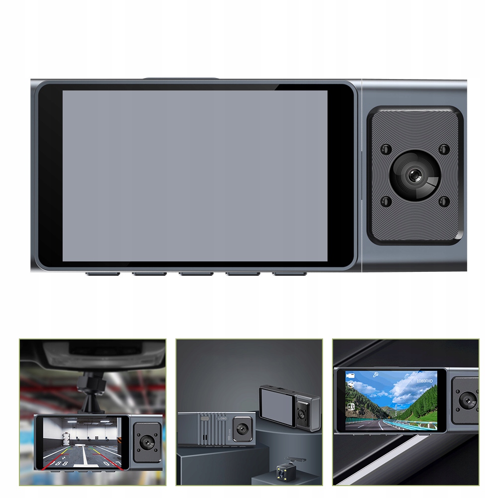 Przenośny 1080p Wyświetlacz LCD samochodowa Marka inna