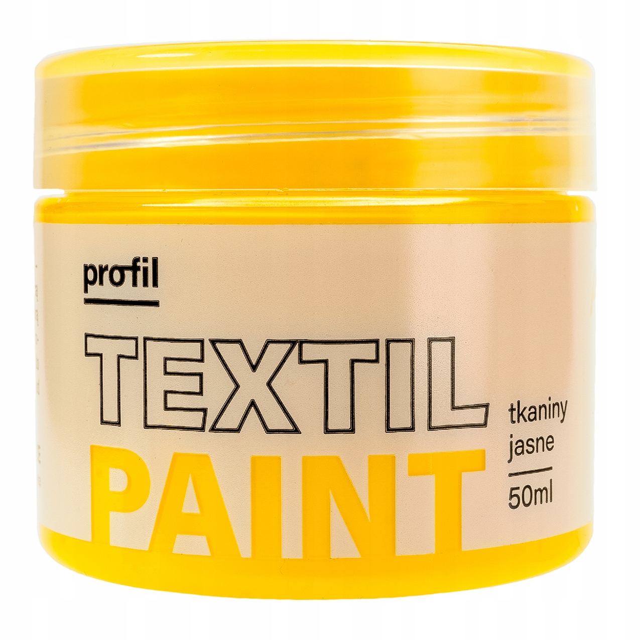 

Farba do tkanin jasnych Profil 50ml żółty jasny