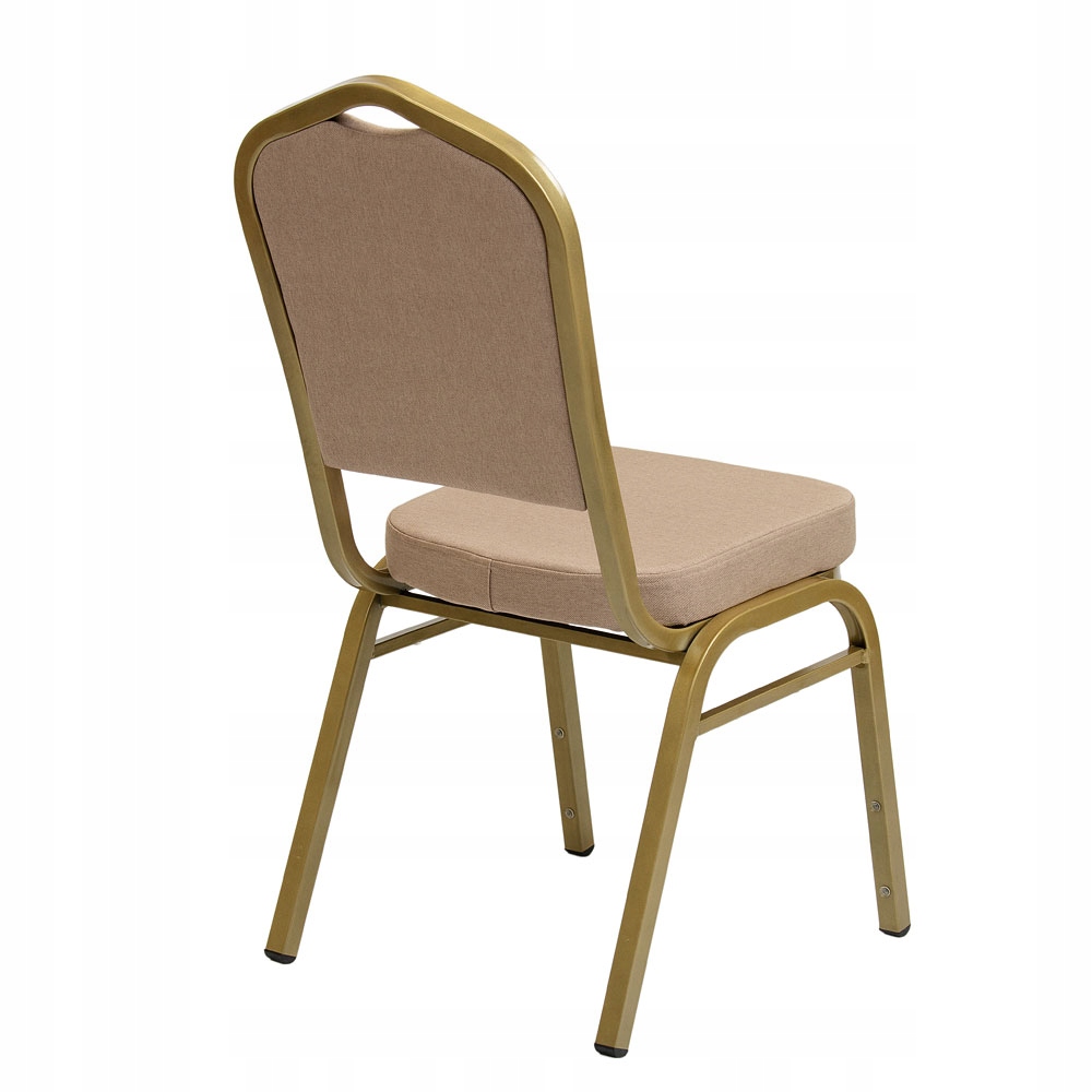 Krzesło bankietowe konferencyjne tapicerowane Rzym beżowy gładki 25x25x1,2 Rodzaj krzesła, hokery i taborety